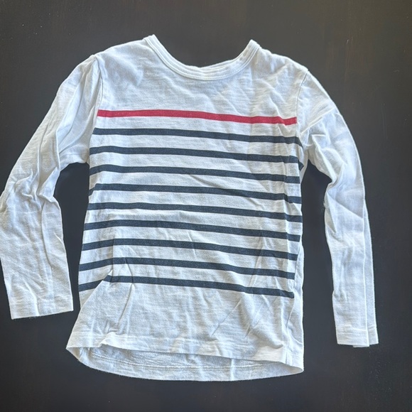 Crewcuts Other - Crewcuts White and Red Long Sleeve Tee